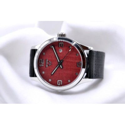 Montre automatique CLASSIC'AUTO Sycomore rouge